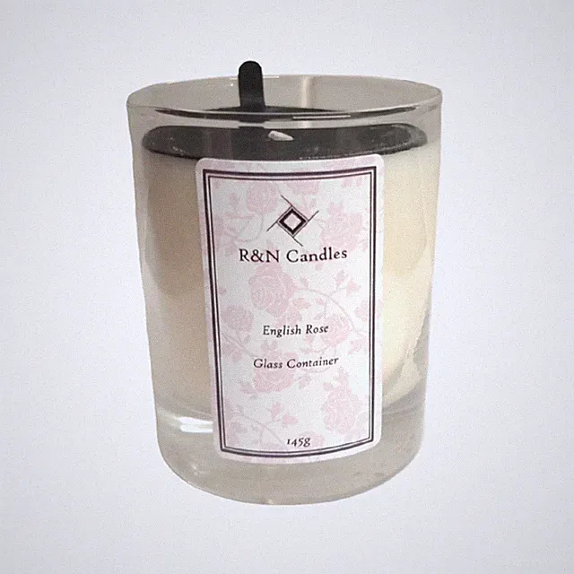 Kerze Sweet English Roses Duftduft im Glas R&N Kerzen