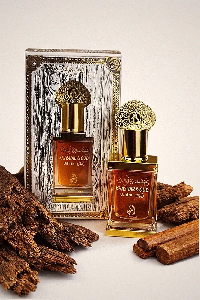Khashab & Oud White Parfümöl 12ml arabisches Attar ohne Alkohol Islam Arabiyat