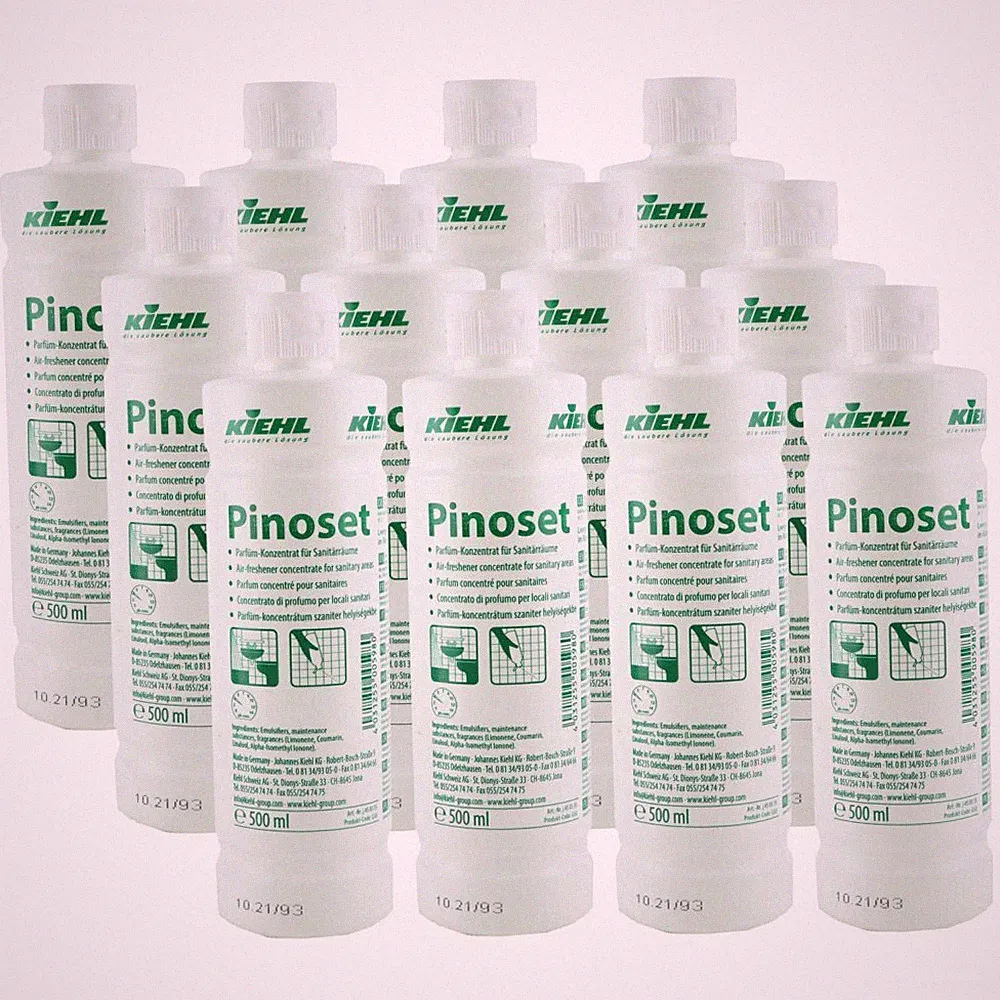 Kiehl Pinoset 12 x 500 ml Parfüm-Konzentrat für Sanitärräume Raumduft Set