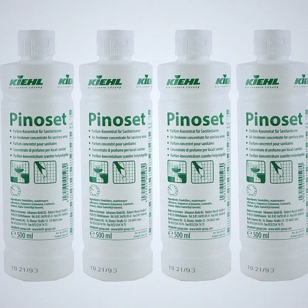 Kiehl Pinoset 4 x 500 ml Parfüm-Konzentrat für Sanitärräume Raumduft Set