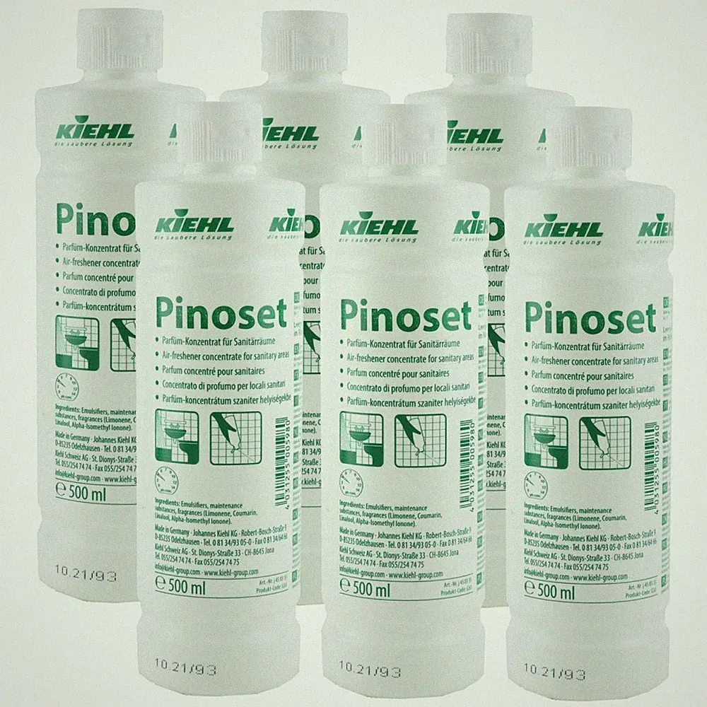 Kiehl Pinoset 6 x 500 ml Parfüm-Konzentrat für Sanitärräume Raumduft Set