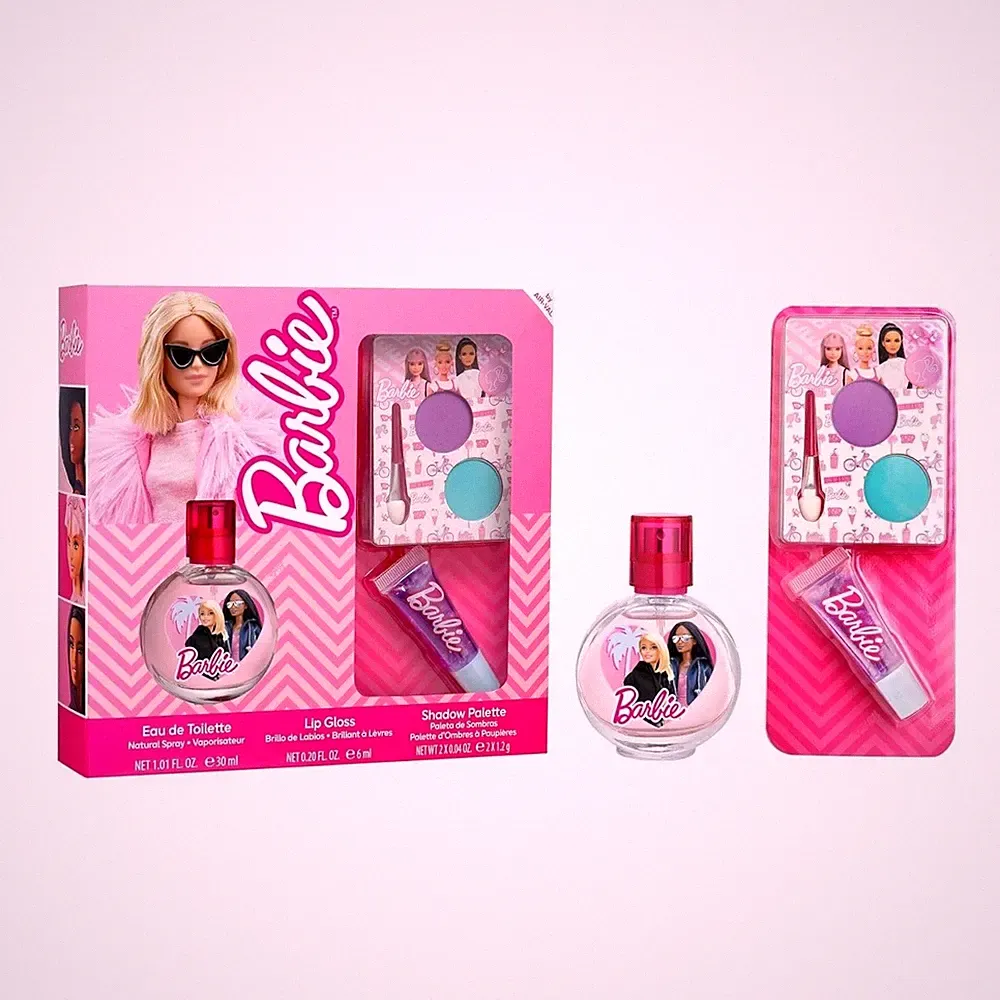 Kinderschminke Set 30ml Eau de Toilette, Lipgloss, Lidschatten für Kinder