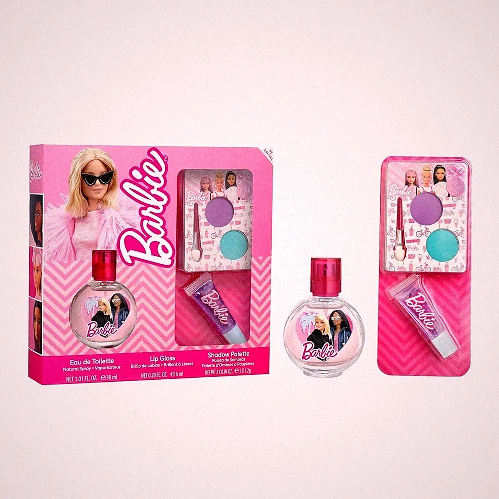 Kinderschminke Set 30ml Eau de Toilette, Lipgloss, Lidschatten für Kinder