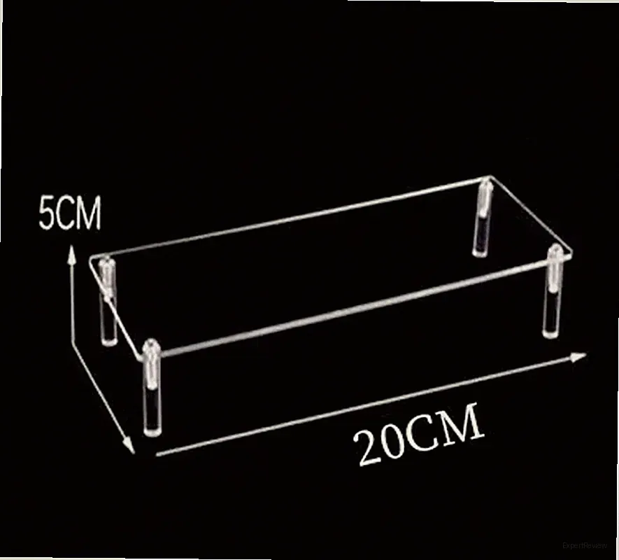Klar Acryl Display Ständer für Anime Figuren Cupcake Regal Organizer Desserts H