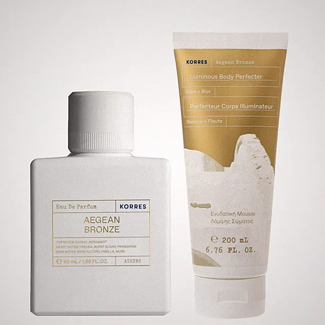 Korres Aegean Bronze EDP & Luminous Body Perfecter DUO Set Full Size Geschenkbox NEU