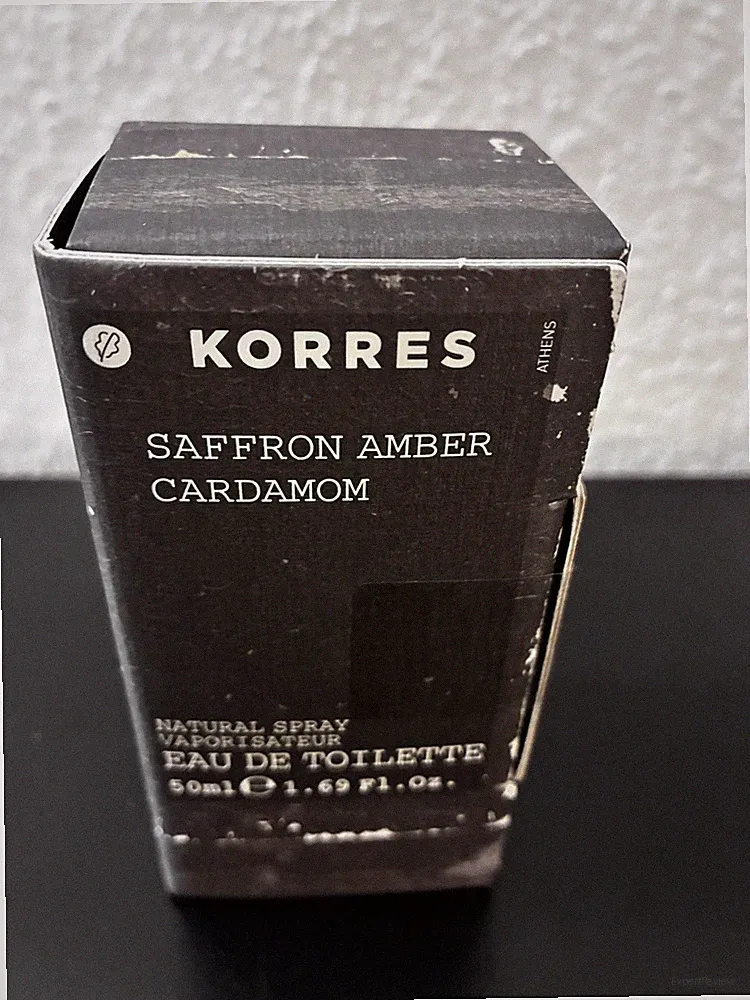 Korres Saffron Amber Cardamom 50 ml Eau de Toilette NEW