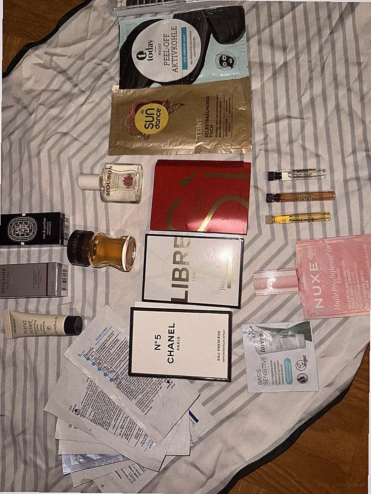 Kosmetik Set Beauty Parfum, Creme, selbstbräuner, maske, fake lashes Nosestrips