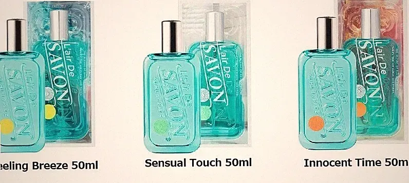 L'air De SAVON Eau de Toilette 50 ml EDT Clear Paket 3 Duftoptionen Japan