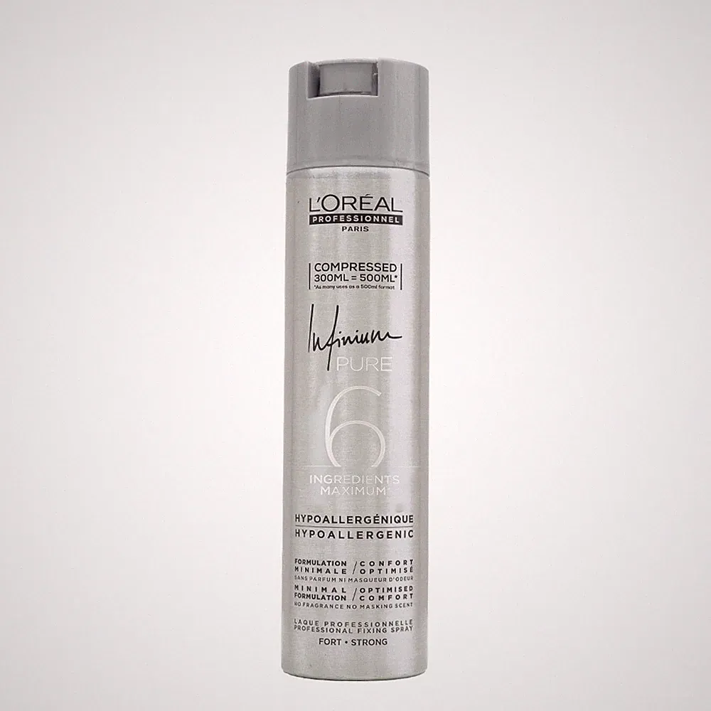 L'Oreal Haarspray Infinium Pure Strong 300 ml – geruchloses Haarspray