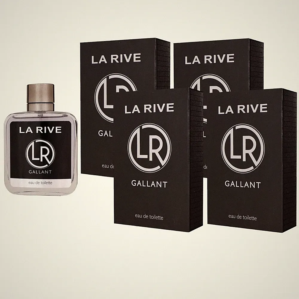 La Rive Gallant 4 x 100 ml Eau de Toilette EDT Set Herrenparfum