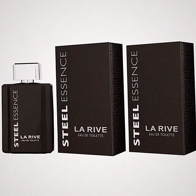 La Rive Steel Essence 2 x 100 ml Eau de Toilette EDT Set Herrenparfum