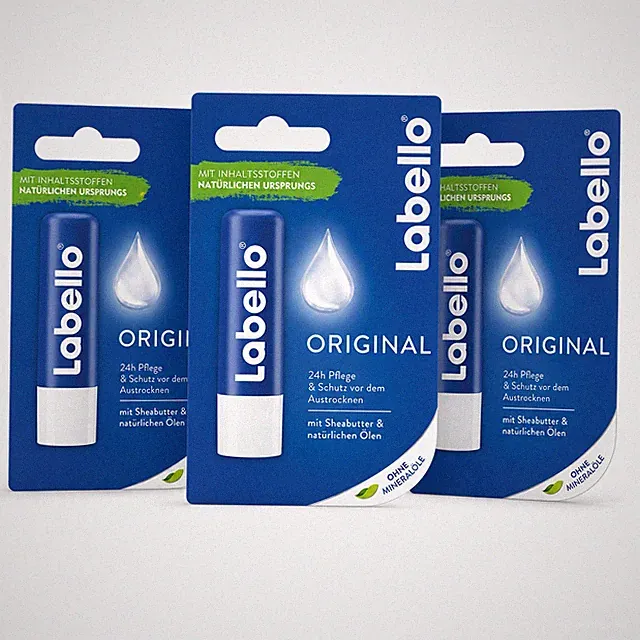 Labello Original Lippenpflegestift 3er Pack 3x 4,8g Feuchtigkeit Lippenpflege
