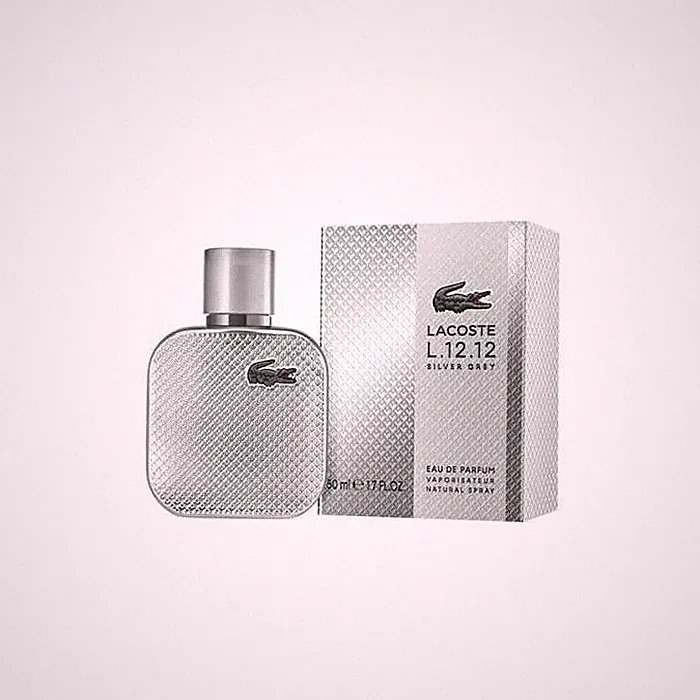 Lacoste L.12.12 Silver Grey Eau de Parfum Herrenparfum 50 ml Duft NEU OVP