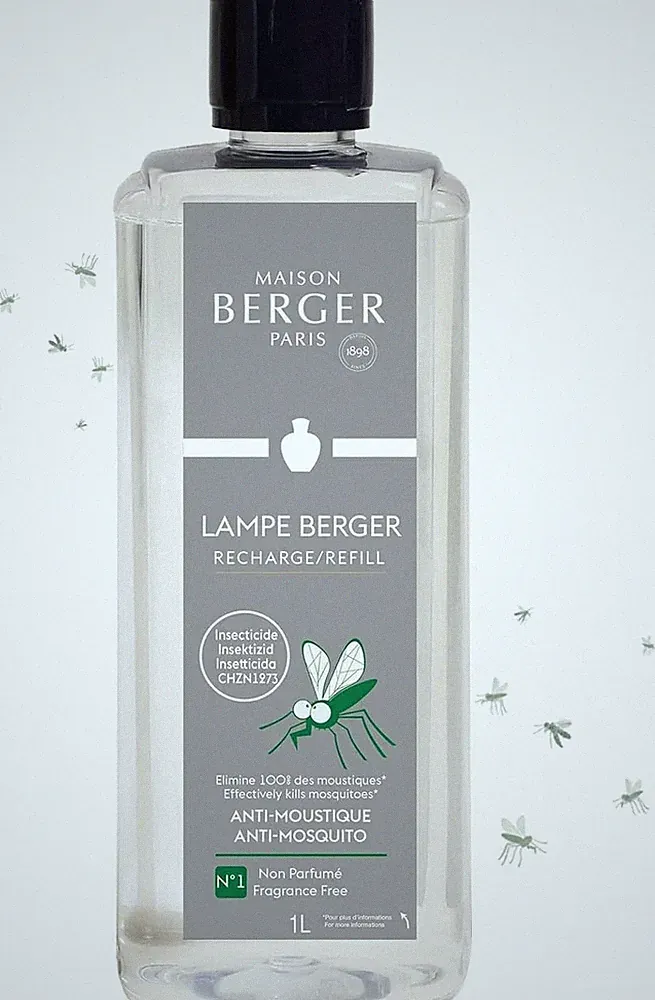 LAMPE BERGER 116066 Paris Raumduft Anti Mücken Neutral, 1 L