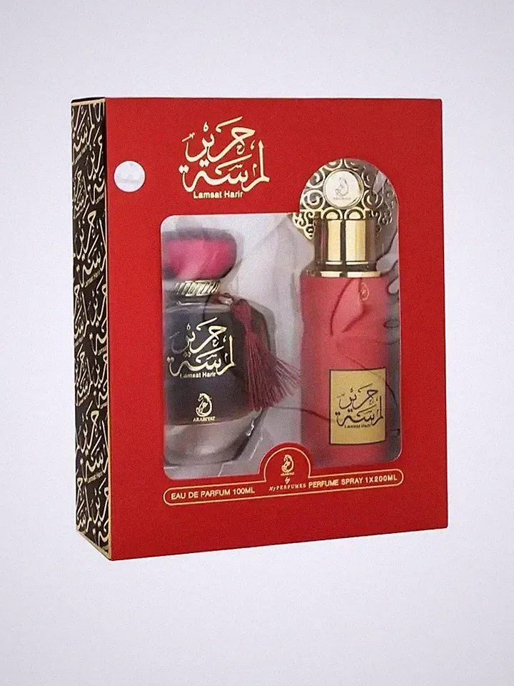 Lamsat Harir set Eau de Perfume 100ml + Deodrant 200ml Körperspray Geschenkset