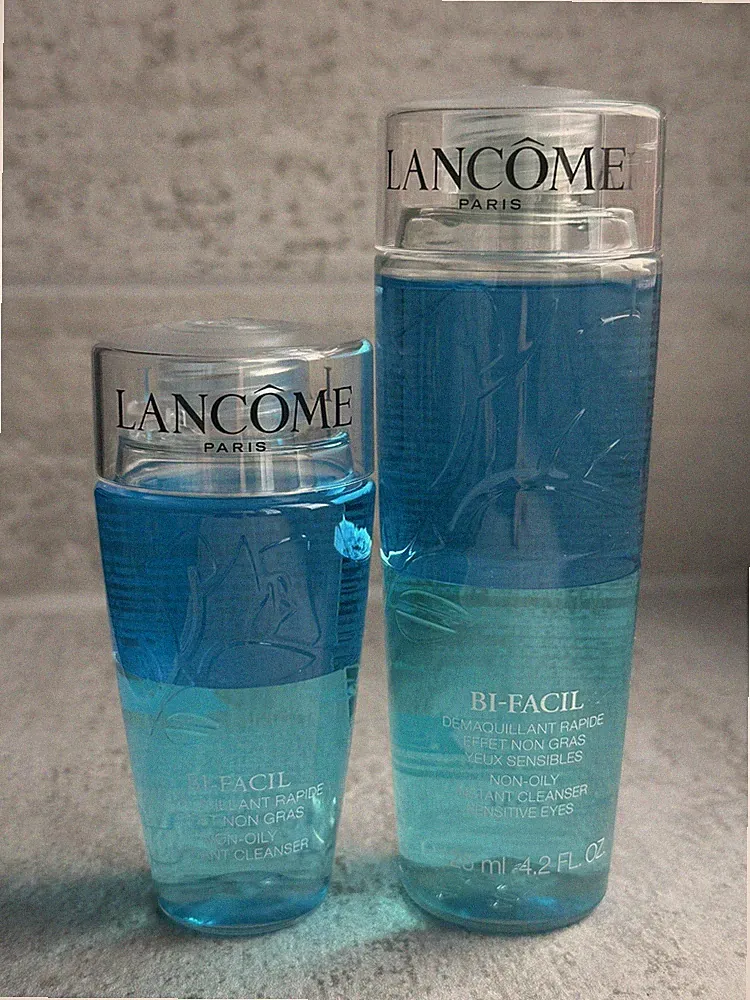 Lancôme Bi-Facil Non-Oily Instant Cleanser Makeup Remover 125ml+75ml Neu Versiegelt