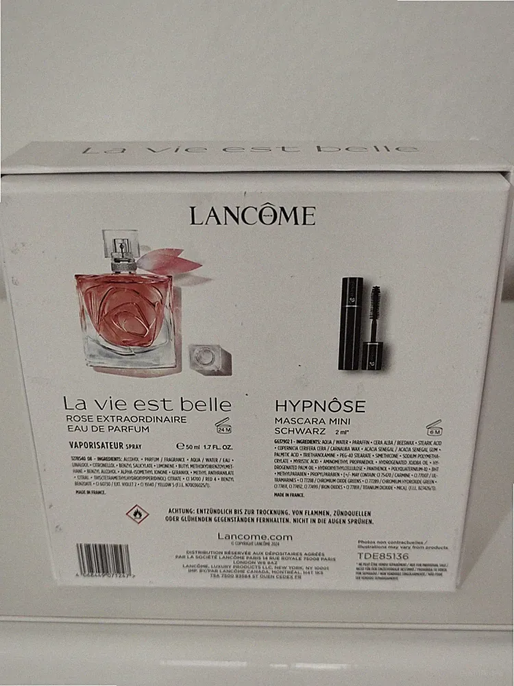 Lancôme La Vie EST Belle Rose Extraordinaire Eau de Parfum 50 Ml + Mascara 2 Ml