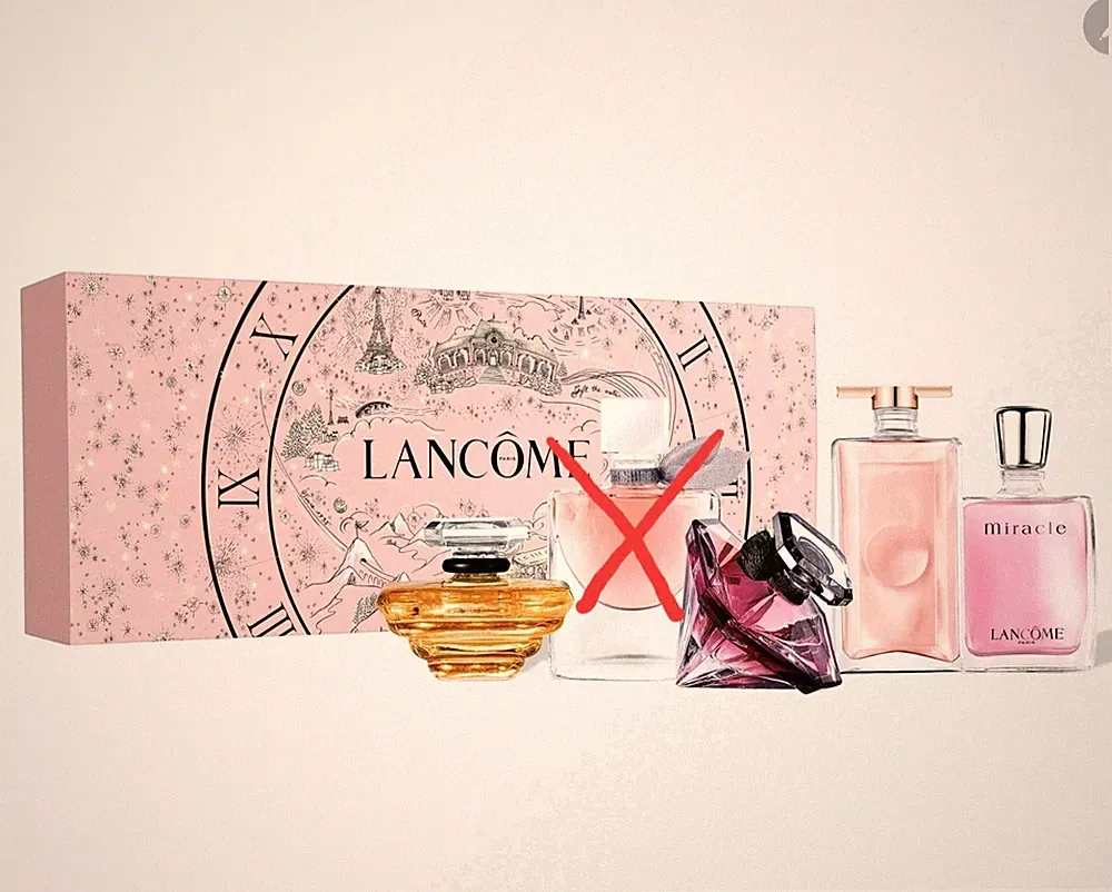 Lancôme Paris Mini Parfum Set - 4× EDP Minis (4ml-7,5ml) - Neu & unvollständiges Set