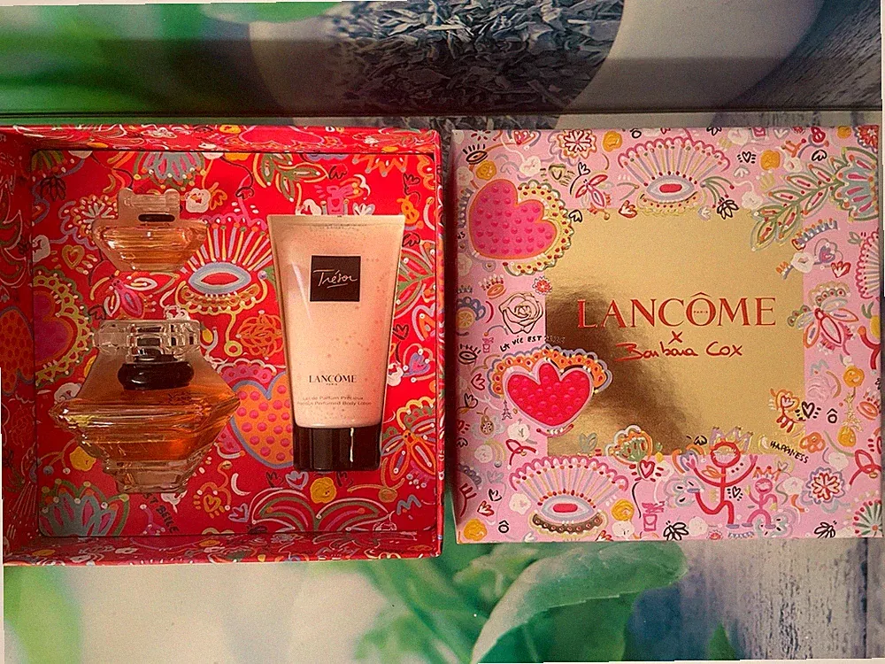 Lancôme Trésor Set 30ml Eau de Parfum + 7.5ml Travel Miniature 50ml Body Lotion