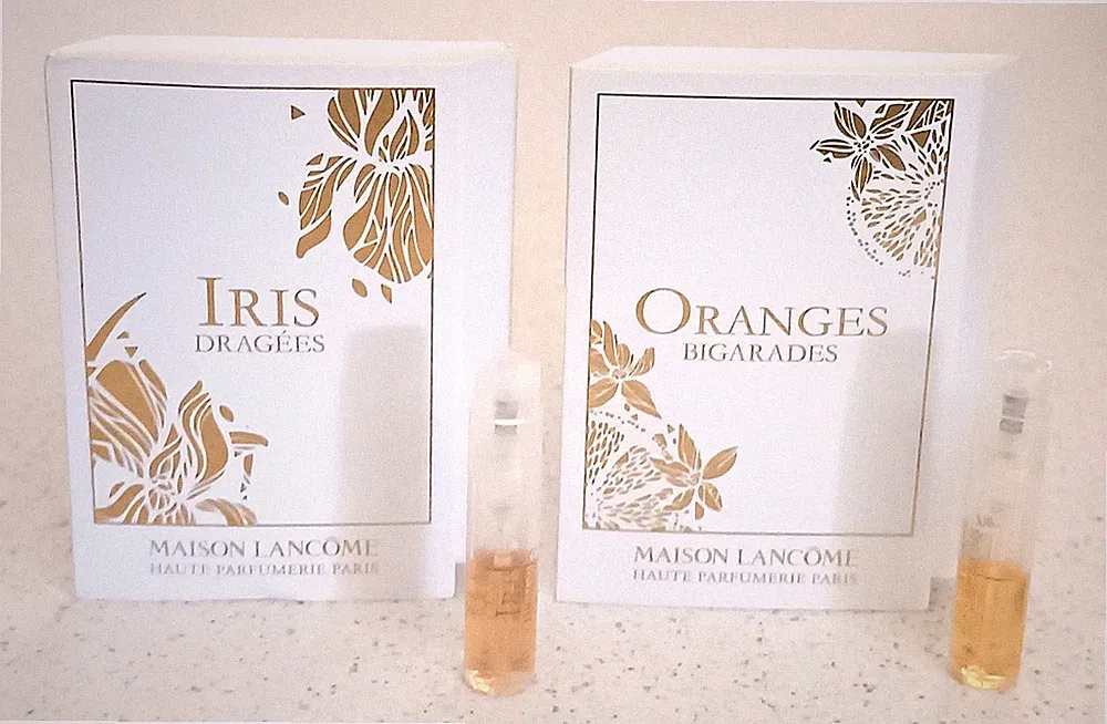 Lancome Orange Brigades & Iris Dragees 2,4 ml Eau de Parfum Proben Neu 2x 1,2 ml