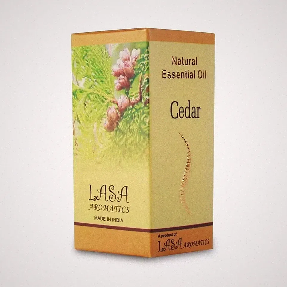 Lasa Aromatics natürlicher ätherischer Duft Öl Zeder langlebiger Duft 10ml