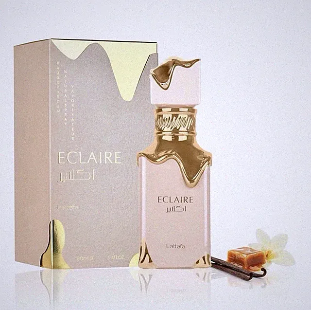 Lataffa Eclair Eau de Parfum Damen, 100ml, Süßer Gourmand-Duft