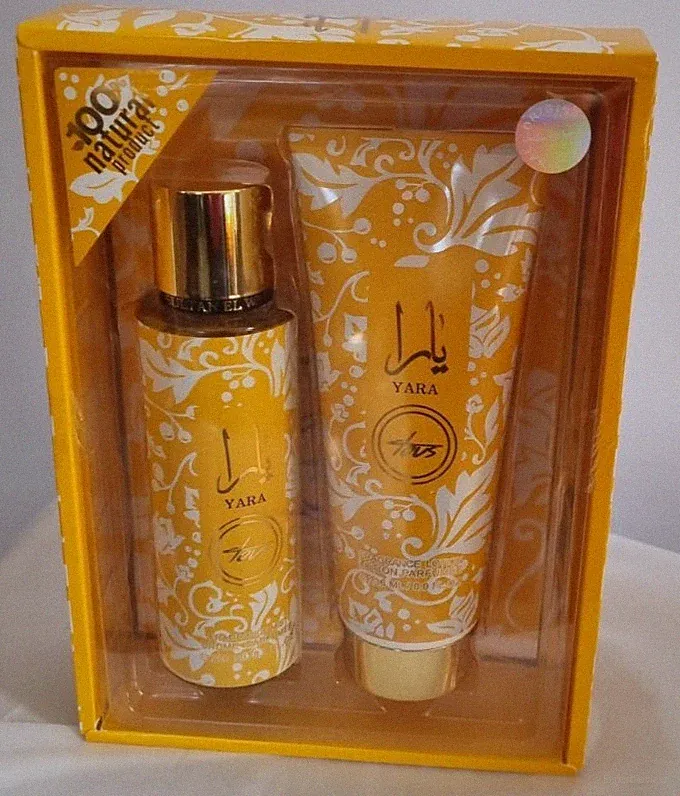 Lataffa, Yara Set, Brume Parfüm 250ml, Lotion 200ml, Parfüm Damen
