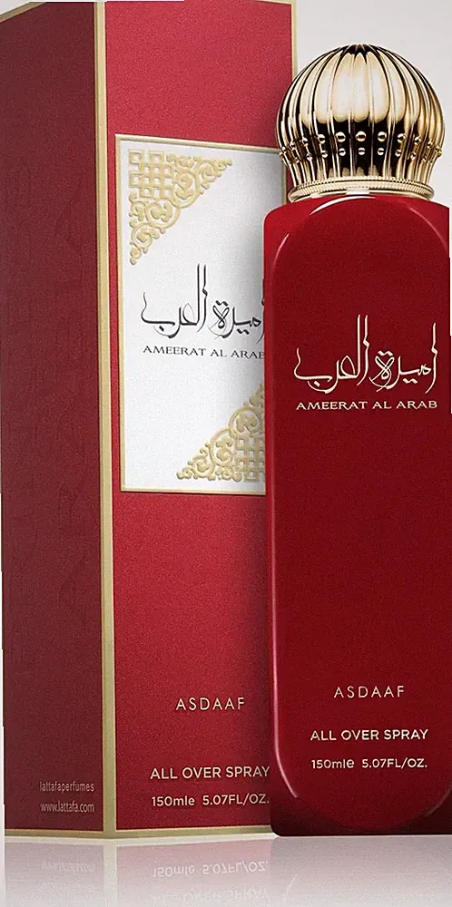 Lattafa Ameerat al Arab Asdaaf All Over Spray Bodyspray - 150ml Unisex