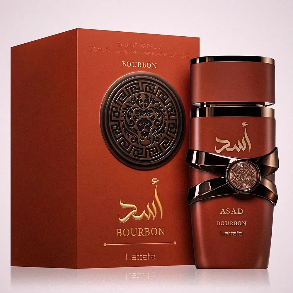 Lattafa Asad Bourbon 100ml Eau de Parfum Herren Duft Kakao Süß Vanille NEU OVP