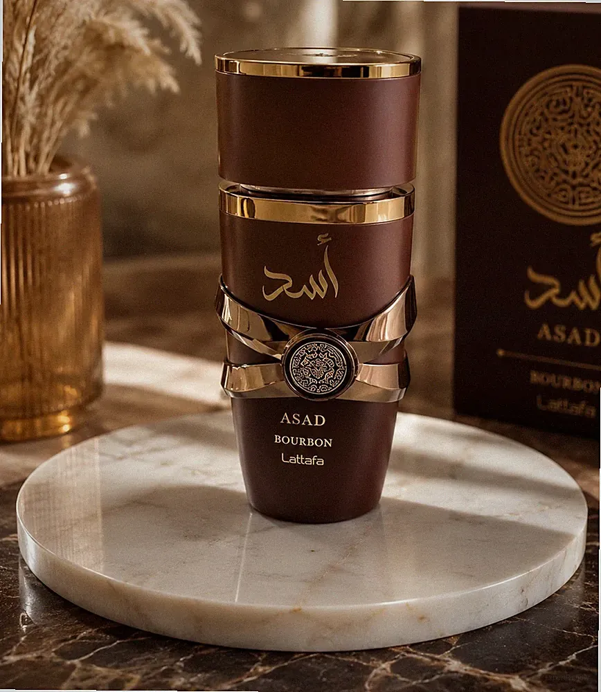 Lattafa Asad Bourbon Eau de Toilette 100 ml Herren Parfum Duft (unbenutzt)