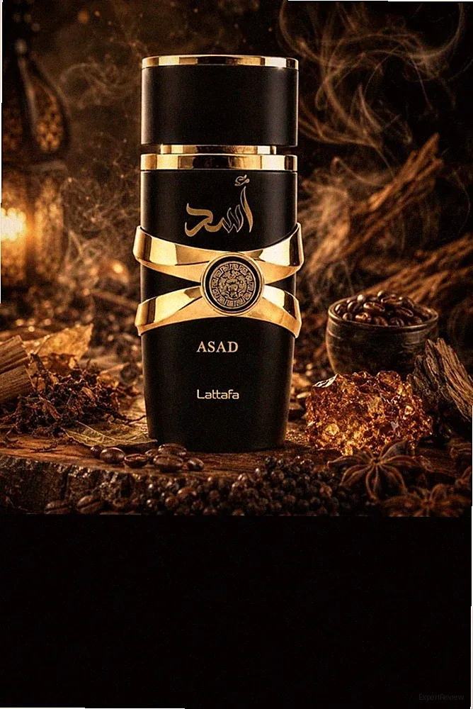 Lattafa ASAD Parfum 100 ml Flakon Schwarz und Gold