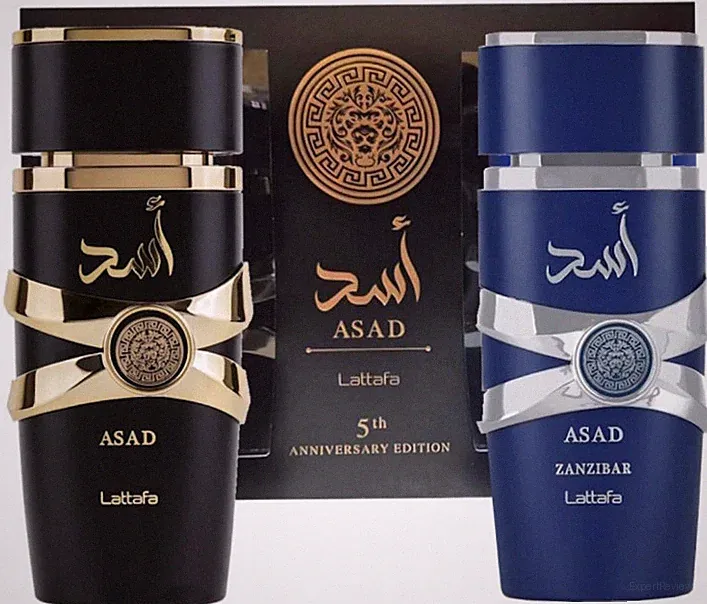 Lattafa Asad & Zanzibar Parfümset für Männer 2x100 ml variant