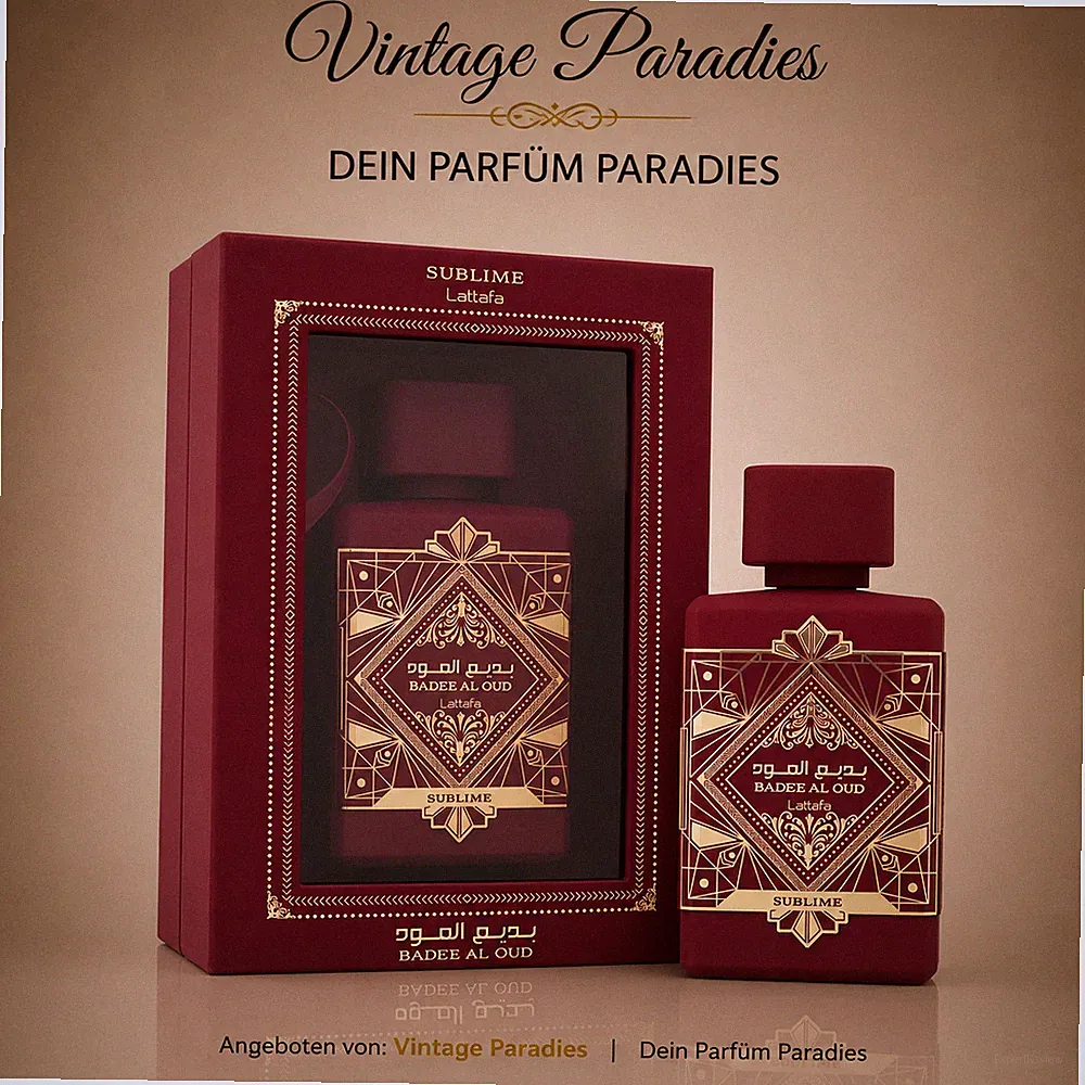 Lattafa Bade'e Al Oud Sublime Eau de Parfum 100ml Unisex Fruchtig Süß Vanille