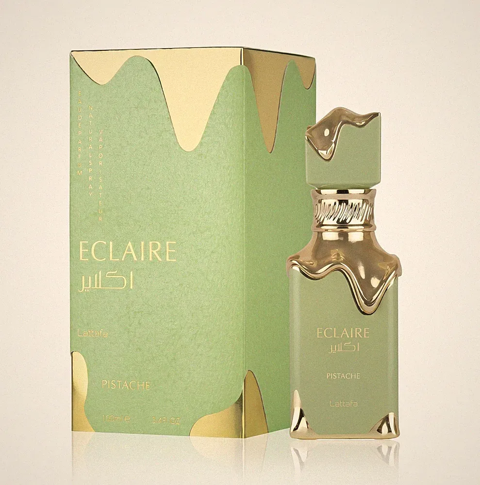 Lattafa Eclaire Pistazie 100ml EdP Damen Parfüm Gourmand Süß Creme NEU OVP
