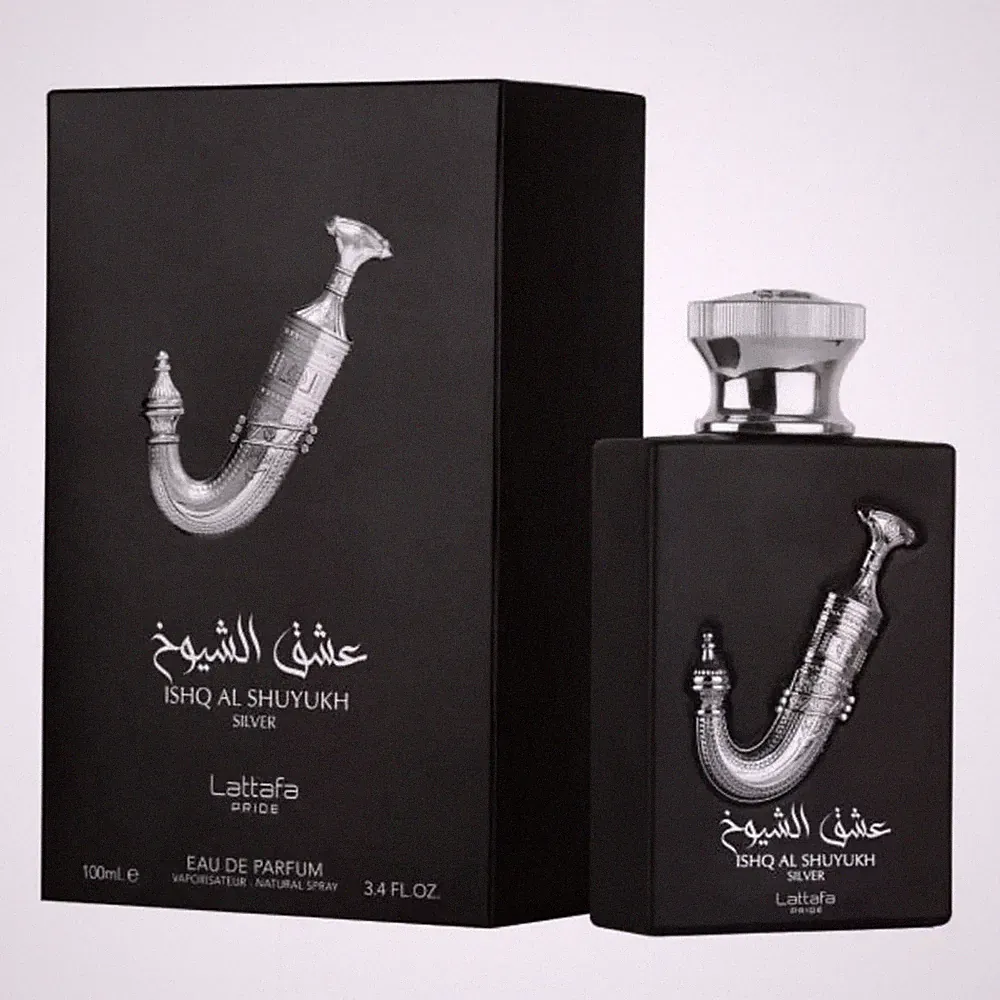 Lattafa Ishq Al Shuyukh Silver Eau de Parfum Unisexparfum 100 ml Duft NEU OVP