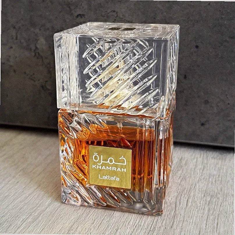 Lattafa Khamrah Eau de Parfum Spray 100 ml Normale Größe Vanille & Zimt