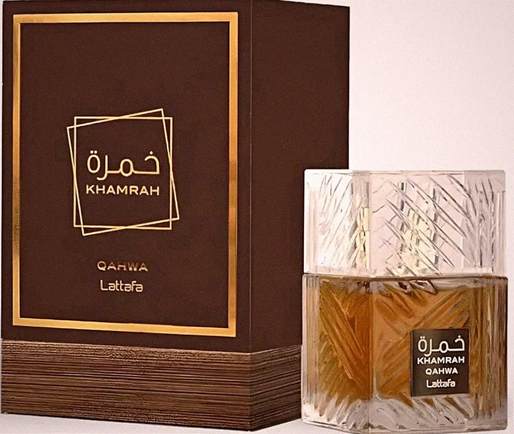 Lattafa Khamrah Qahwa Eau de Parfum Spray 100 ml, Kaffee, Vanille, langanhaltend