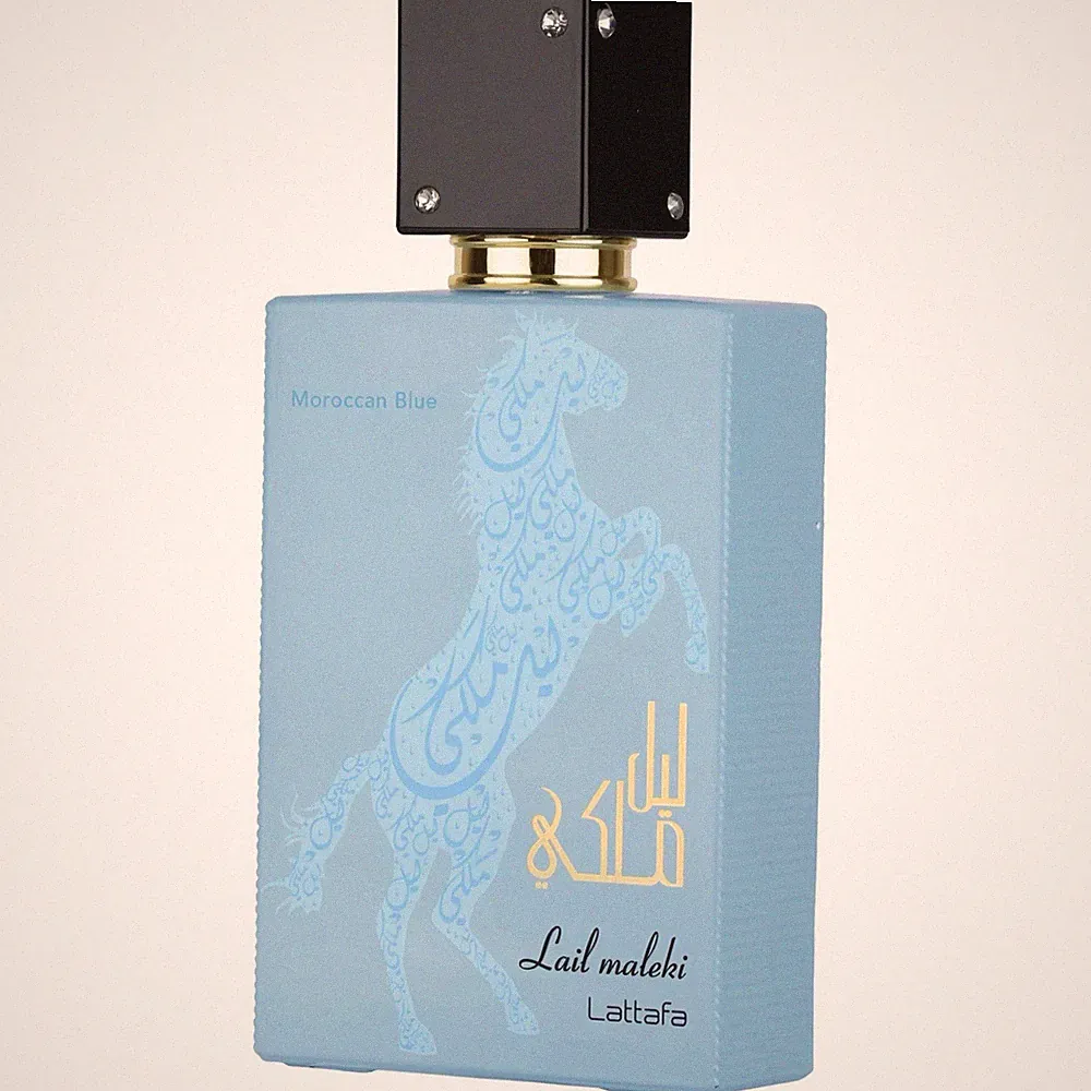 Lattafa Lail Maleki Moroccan Blue Eau De Parfum 100ml Unisex Fragrance