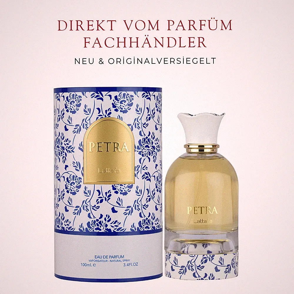 Lattafa Petra 100ml Eau de Parfum EDP Damen Neu OVP Dubai