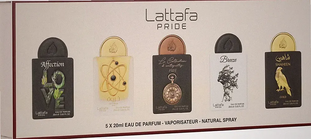 Lattafa Pride Giftset Collection No. 01 Eau de Parfum 5x20ml Geschenkset NEU OVP