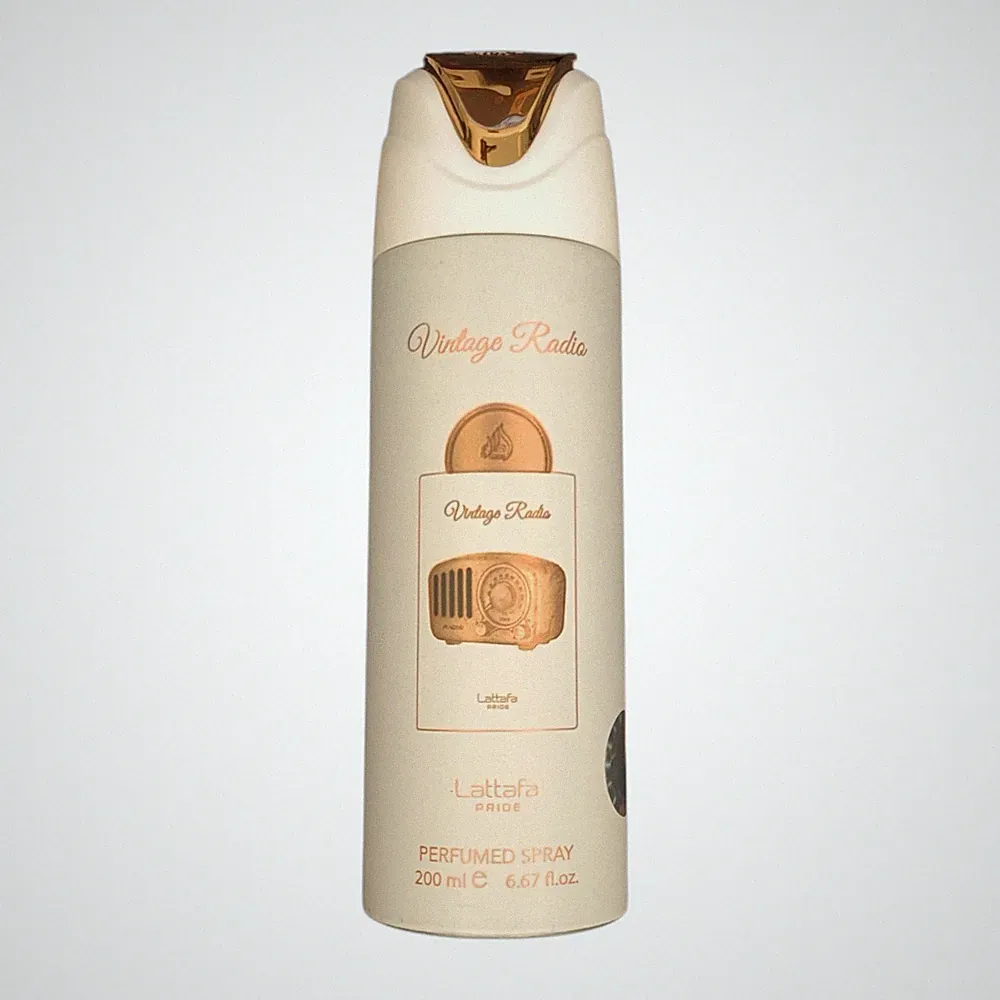 Lattafa Pride Vintage Radio Perfumed Spray Deodorant Deo 200 ml