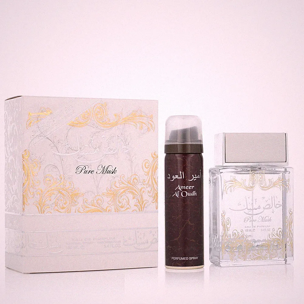 Lattafa Pure Musk EDP 100 ml + DEO Spray 50 ml (unisex)