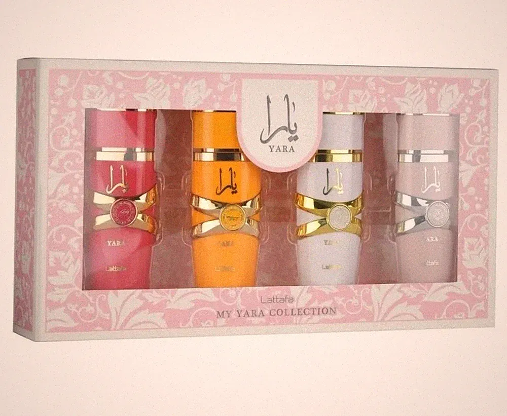 Lattafa Yara Geschenkset Damen, 4x 25ml