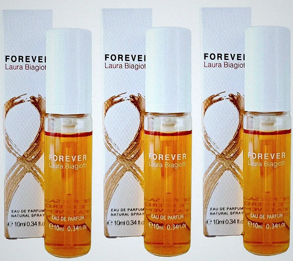 Laura Biagiotti FOREVER 30 ml Eau de Parfum Spray Neu Damen-EdP Reisegröße 3x 10