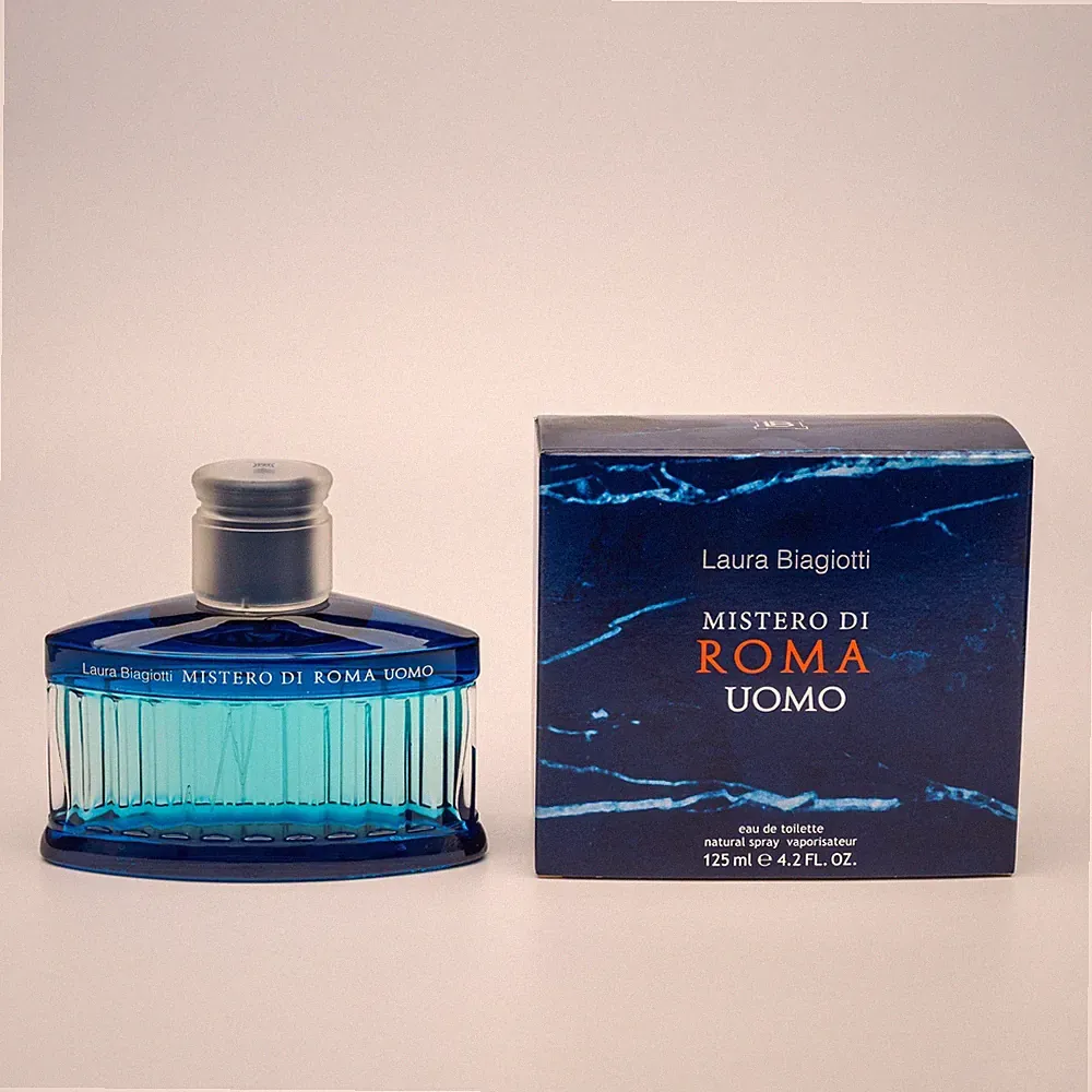 ⭐⭐ Laura Biagiotti Mistero Di Roma Uomo 125ml EDT Eau de Toilette Spray 💜💎