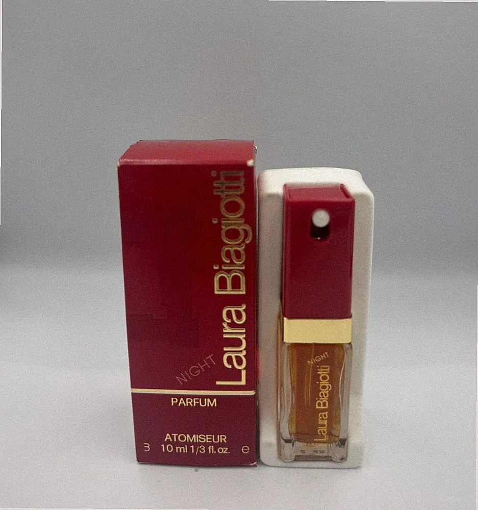 Laura Biagiotti Night Woman reines Parfum Atomiseur 10 ml VINTAGE