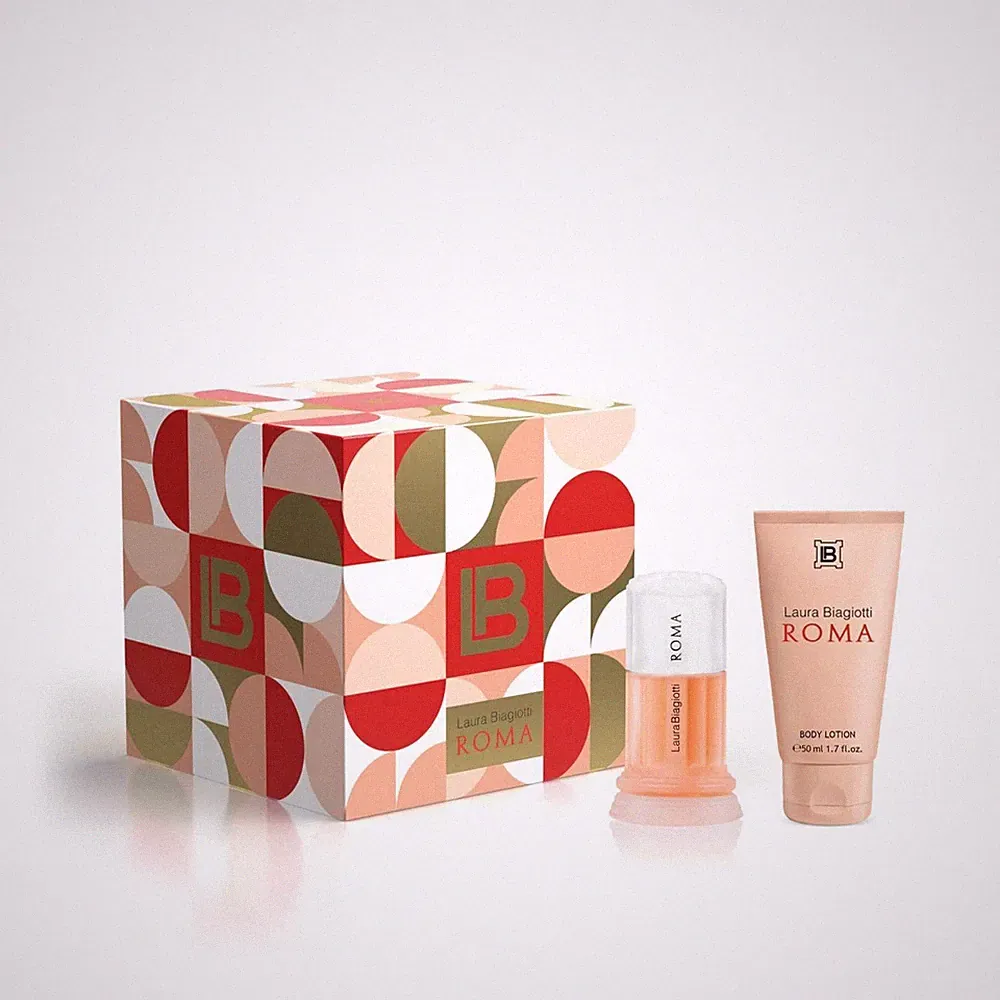 Laura Biagiotti Roma Donna Geschenkset Parfum Edt 30ml und Körpercreme 50ml