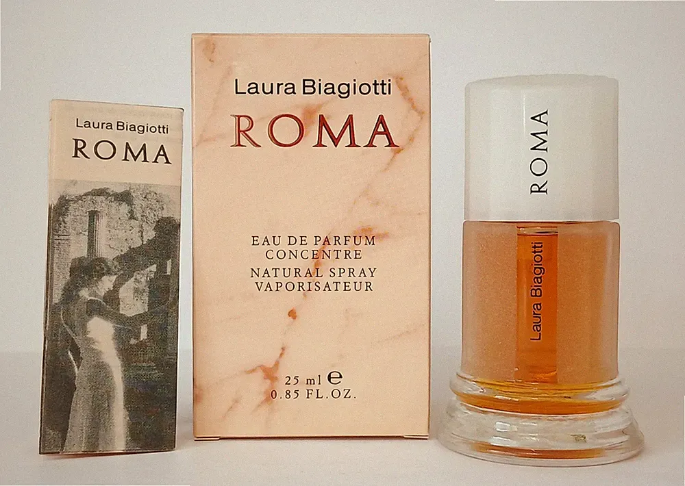 Laura Biagiotti ROMA Eau de Parfum Concentre 25 ml EdP Eurocos Vintage Rare