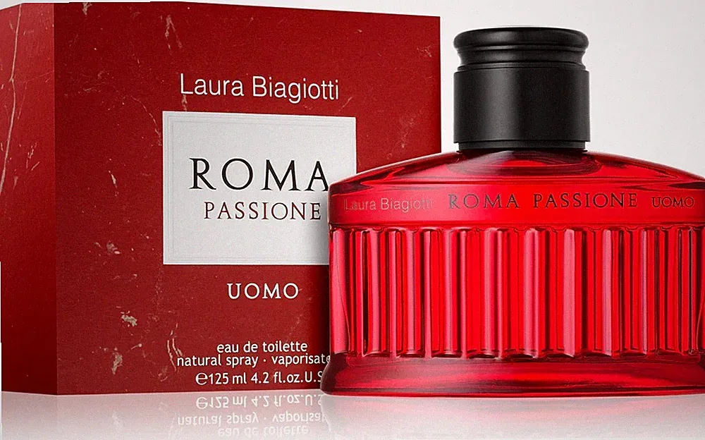 Laura Biagiotti Roma Passione Uomo Eau de Toilette Spray für Herren - 125 ml