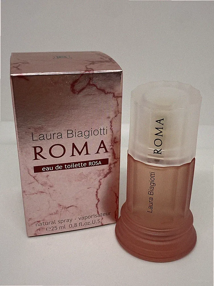 Laura BIagiotti Roma Rosa Eau de Toilette 25ml Spray Damen ohne Blister